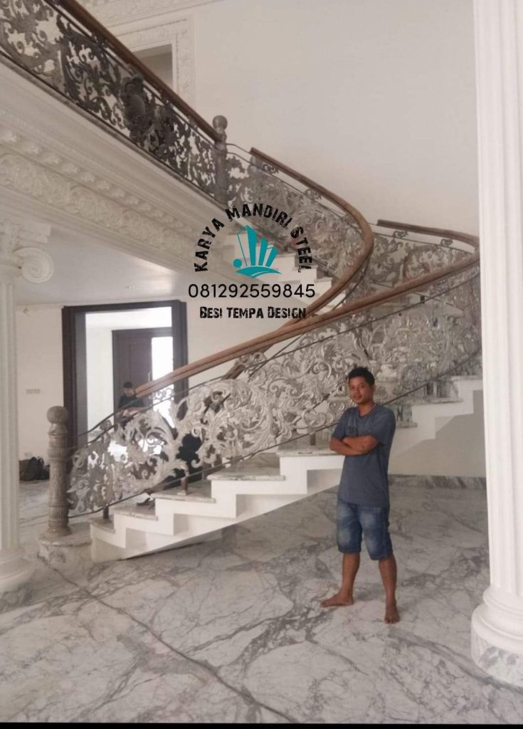 Pagar Balkon Klasik Sragen Elegan Besi Tempa Mewah