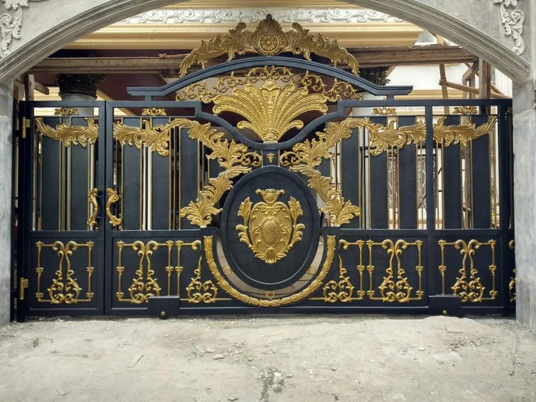 Pagar Klasik Mewah Purbalingga Besi Tempa Emas
