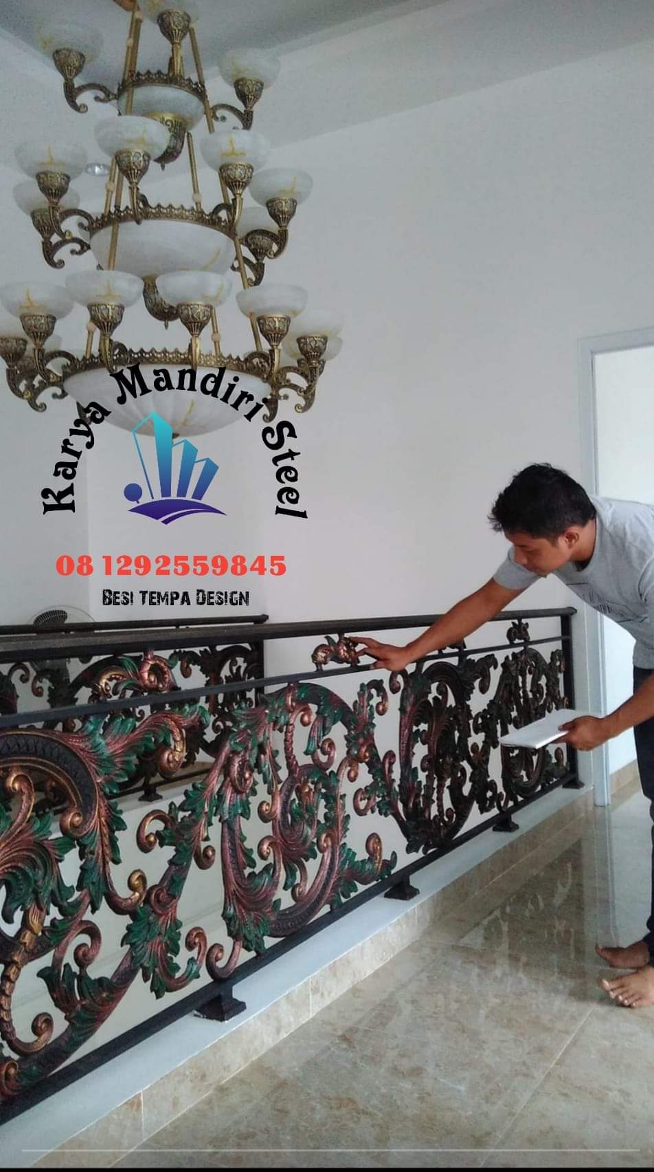 Desain Pagar Besi Tempa Klasik Estetik Brebes