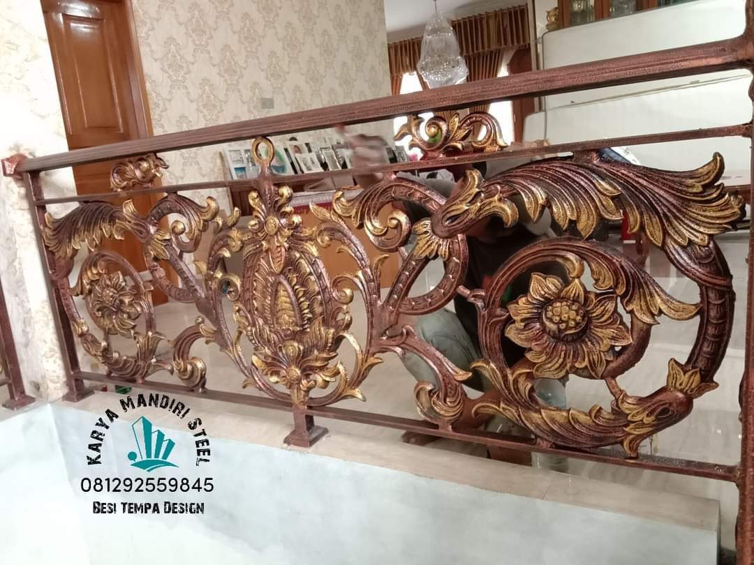 Desain Pagar Besi Tempa Klasik Unik Salatiga
